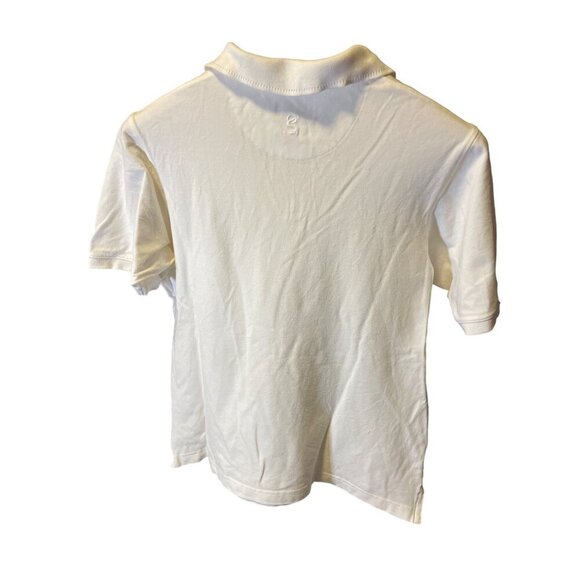 Boston Red Sox White Collared Spring Training Short Sleeve Polo Shirt SZ Medium - Picture 2 of 7